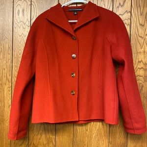 Ellen Tracy red coat